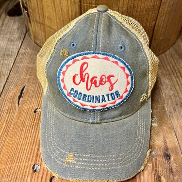 Chaos Coordinator Distressed Snapback Cap